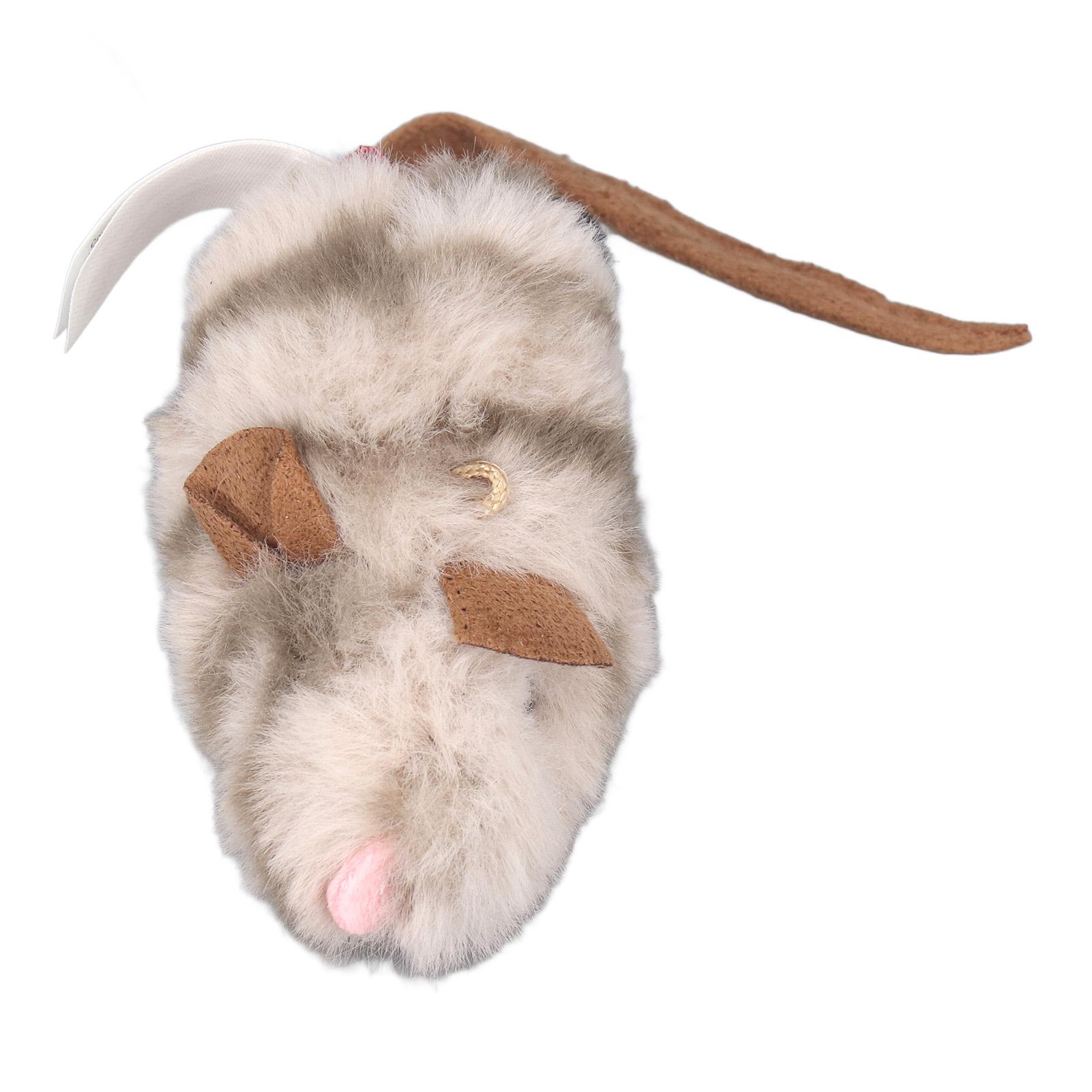 

Cat Toy Interactive Electric Cat Chasing Toy Soft Plush Anxiety Reduction Squeaky Cat Toy for Home Indoors Type 2