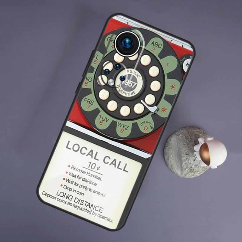 

Ретро Телефон Дисковый Набор Для Huawei Honor Magic 5 Lite 70 50 X8 X9 a P20 P30 P40 P50 P60 Pro P Smart Nova 9 5T Чехол P Smart 2021