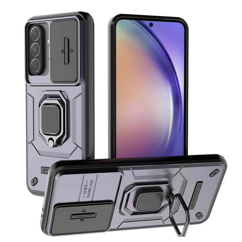 Armor Case For Samsung Galaxy A56 A36 5G Heavy Duty Shockproof Anti-Scratch With Ring Holder Phone Cover