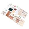 Mini Wooden House Kit Page Turning Design Decorative Collectible for Home Coffee Shops Bookstores