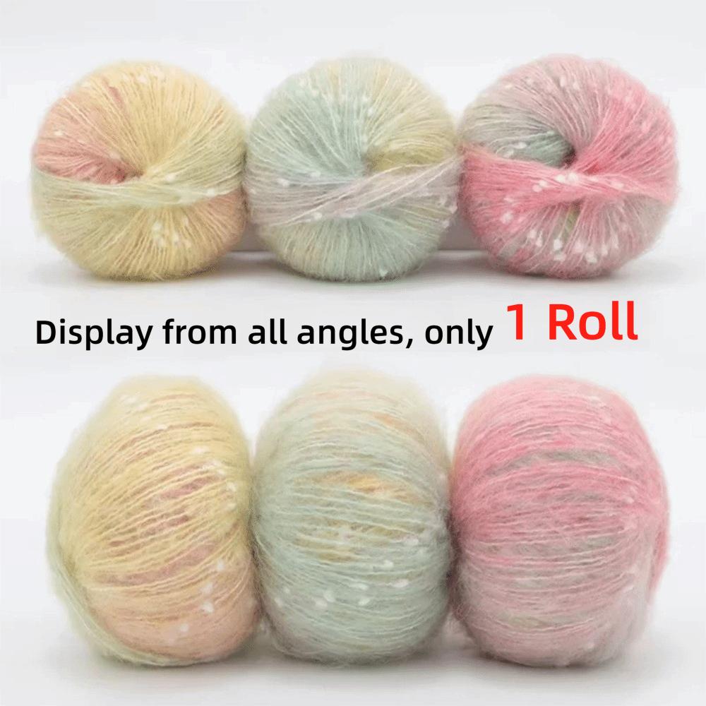 Colorful Fur Yarn 50g Hand-Knitted Yarn  for Making Sweaters Shawls Blankets Handicrafts