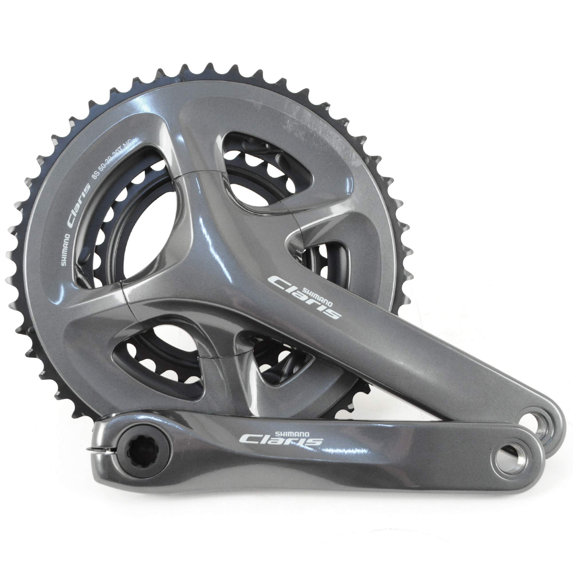 

SHIMANO CLARIS Crankset 175mm EFCR2030EX090X FC-R2030 50/39/30T (3x8S)