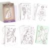 10,3*6 cm Medieval Mischief Tarot Training Deck 78-delars lek med traditionell tarot med nyckelord av Riccardo Gil Ferraro