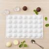 Silikon-Halbkugelform zum Backen und für die Schokoladenherstellung Lebensmittelqualität Flexibel Antihaftbeschichtet 42 Mulden Halbkreisform Kuchenformen für Desserts