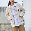 Vans Cultivate Care Fun Print Fleece Lined Multi Pocket Work Jacket Women Jackets Off-White VN0A5LK67VJ