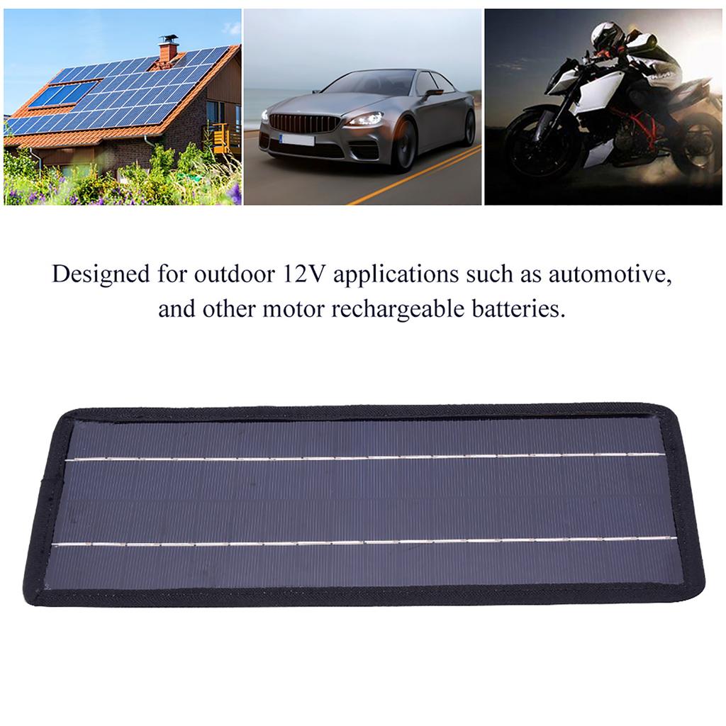High Conversion Rate 4.5W Solar Car Storage Battery Charger Core Panel Can 12V To 5V
