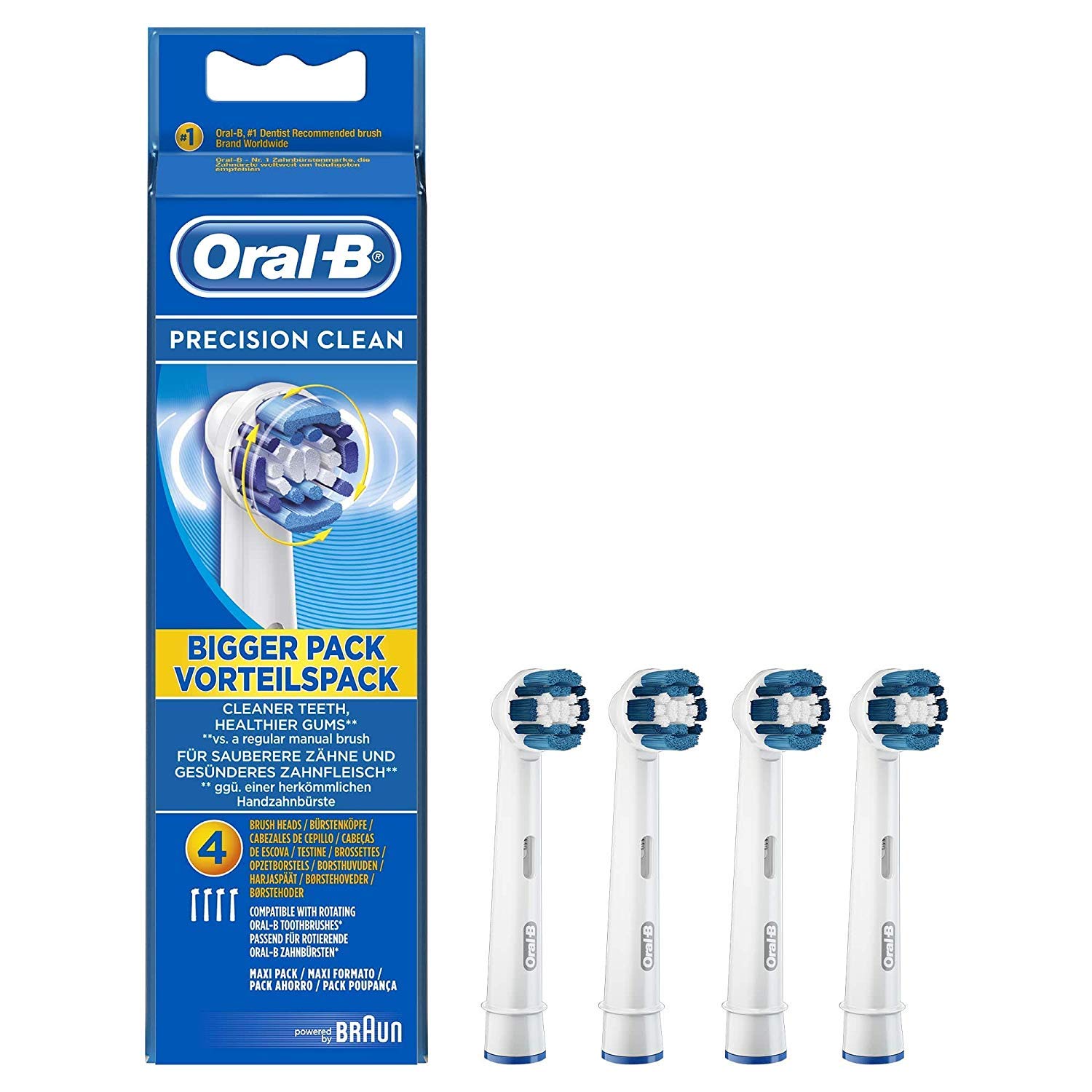 

Сменная щетка Braun Oral B Basic Brush (4 шт) EB20-4 [Продукт]