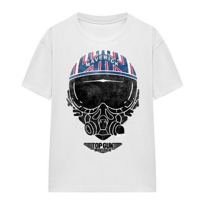 Top Gun Unisex Erwachsenen Maverick Helm T-Shirt