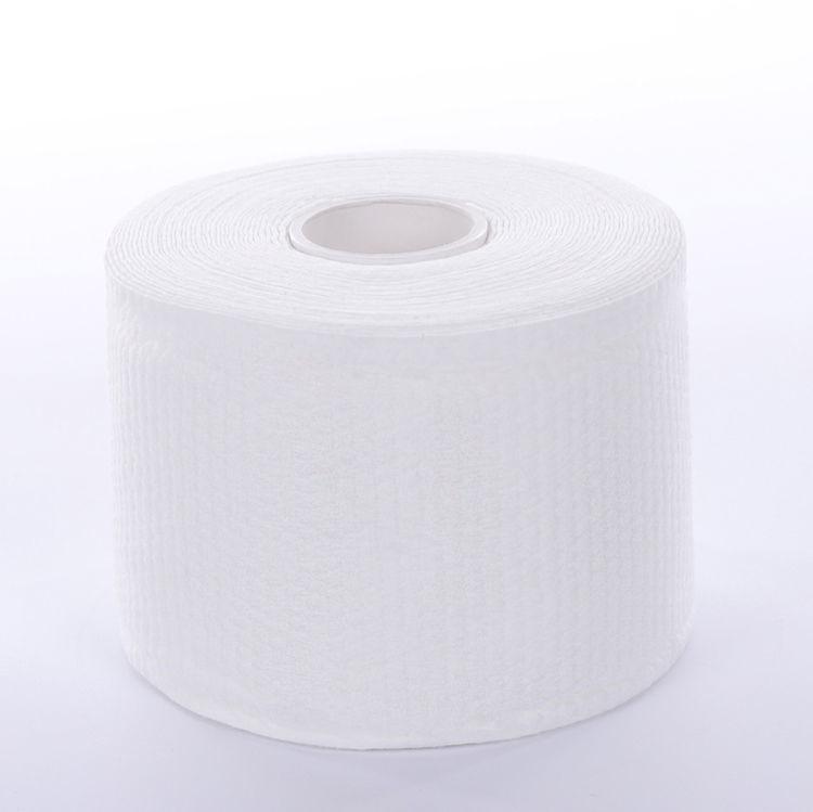 Thick Dual-Use Cotton Facial Cleansing Towel - Dry & Wet Pearl Pattern Soft Roll Pearl Pattern 120g (approx. 31 sheets)