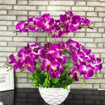 2 Stück Simulation Phalaenopsis Blumenstrauß Für Wohnzimmer Dekoration Dekoration