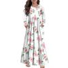 Girls' Maxi Dress Casual Holiday Dresses - Long Sleeve Dress With Pockets For 4-14Y