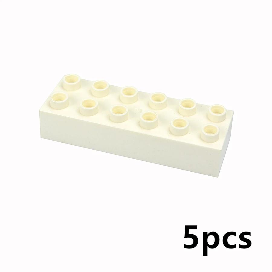 MOC Big Size Bulk Bricks Thick Building Blocks Educational Kid Creative Toys Slope Thin Large Particles Compatible With Duploes