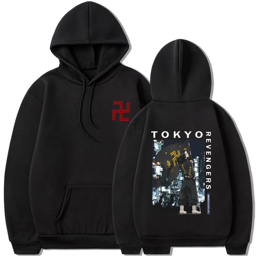

2025 Tokyo Revengers Anime Hoodie - Unisex Long-Sleeve for Autumn/Winter M белый