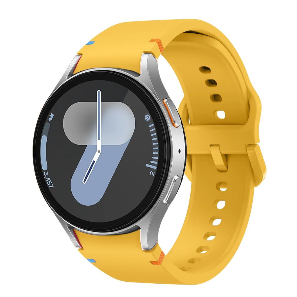 Nowy Oryginalny Silikonowy Pasek do Samsung Watch 7 6 5 Pro 44mm 40mm 45mm Sportowa Bransoleta do Galaxy Watch 6Classic 43mm 47mm Pasek