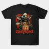 T-shirt Homme Impression Noire Gremlins Impression Transfert Sans Découpe Coton Tshirt(1)