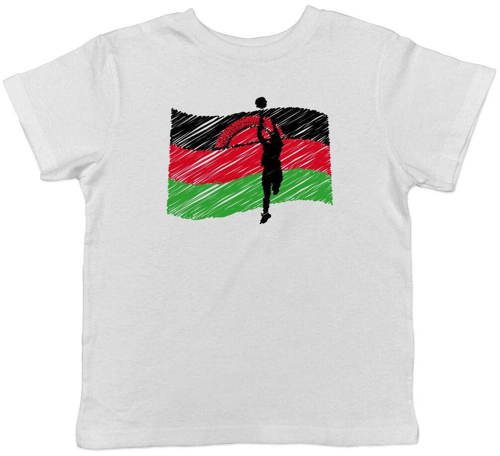 Malawi Netball Boys Girls Kids Childrens T-Shirt 130