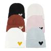 Temu autumn and winter wool hat women's solid color pullover hat ear protection warm cold hat love knitted hat couple