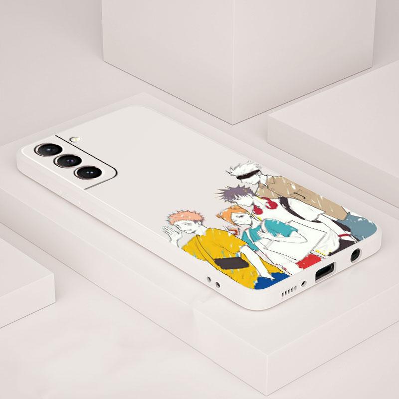 Custodia Jujutsu Kaisen Yuji Itadori Per Samsung Galaxy S10 S21 5g S10e S23 Ultra S20 Fe S8 S9 Plus S22 Quadrata Liquida Morbida