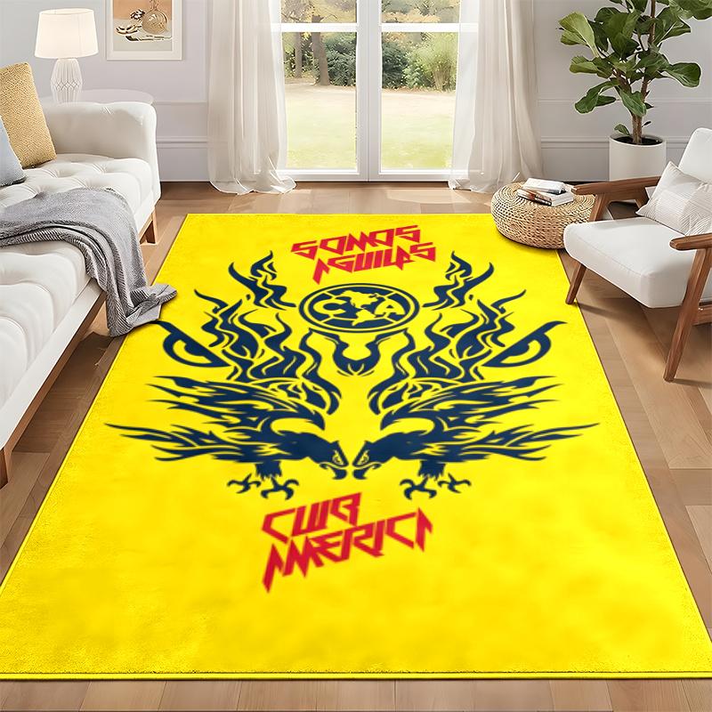 Club America Carpet Door Mat for Living Room or Bedroom Protective Mat Under Chair Office Decoration Christmas Gift Birthday Present