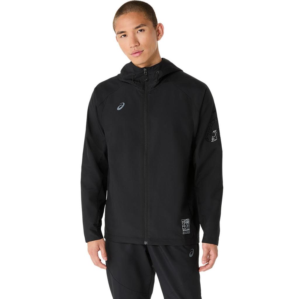Training Wear Dry Actimotion Cross Hoodie Jacket 2031E980 Unisex Adult 001 2XL [ASICS] (Performance Black)