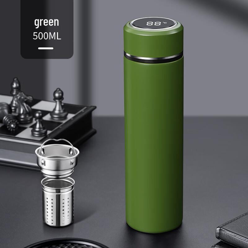 Shangqi Smart Temperature Display Thermos with Tea Infuser