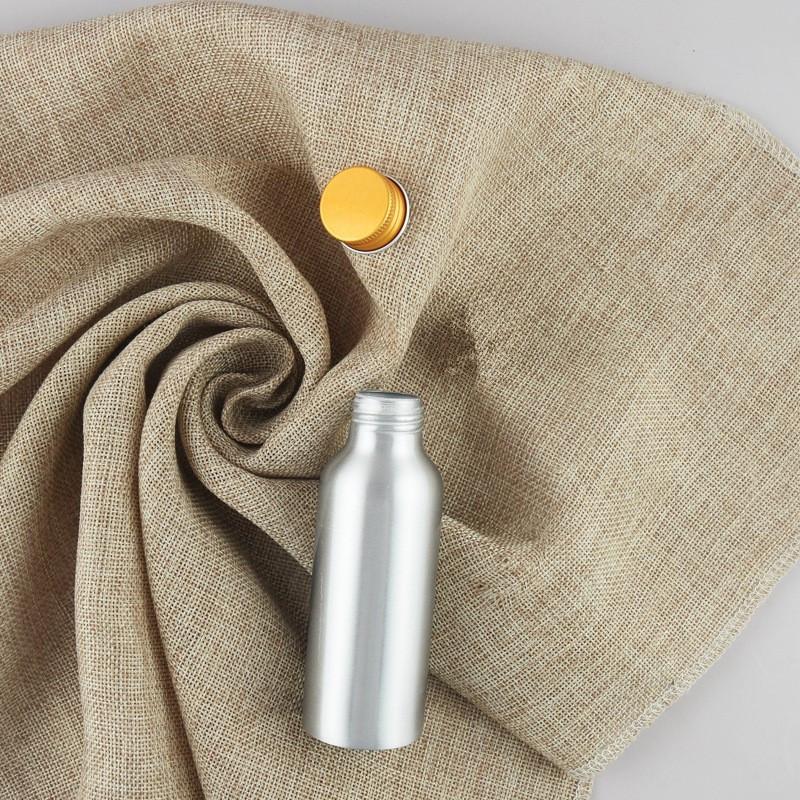 Parfüm Kosmetik Toner Wasserflasche Reise Tragbar Nachfüllbare Flasche 50ml-250ml Goldene Aluminiumflasche Mit Schraubverschluss