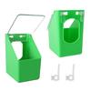 Pigeon Multi-Purpose Cage Hanging Food Box With Lid 1/2/4-Holes Anti-Spill Racing Pigeon Trough Feeder Pet Bird Supplies 1/2Pcs