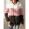 Women'S Fashion Color-Block Sweatshirt,Women's Hoodies