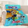 Cartoon Cute P-Pororos-S Penguin Blanket Travel Gift Comfort Warm Soft Plush Suitable For Sofa Living Room Office Bedroom