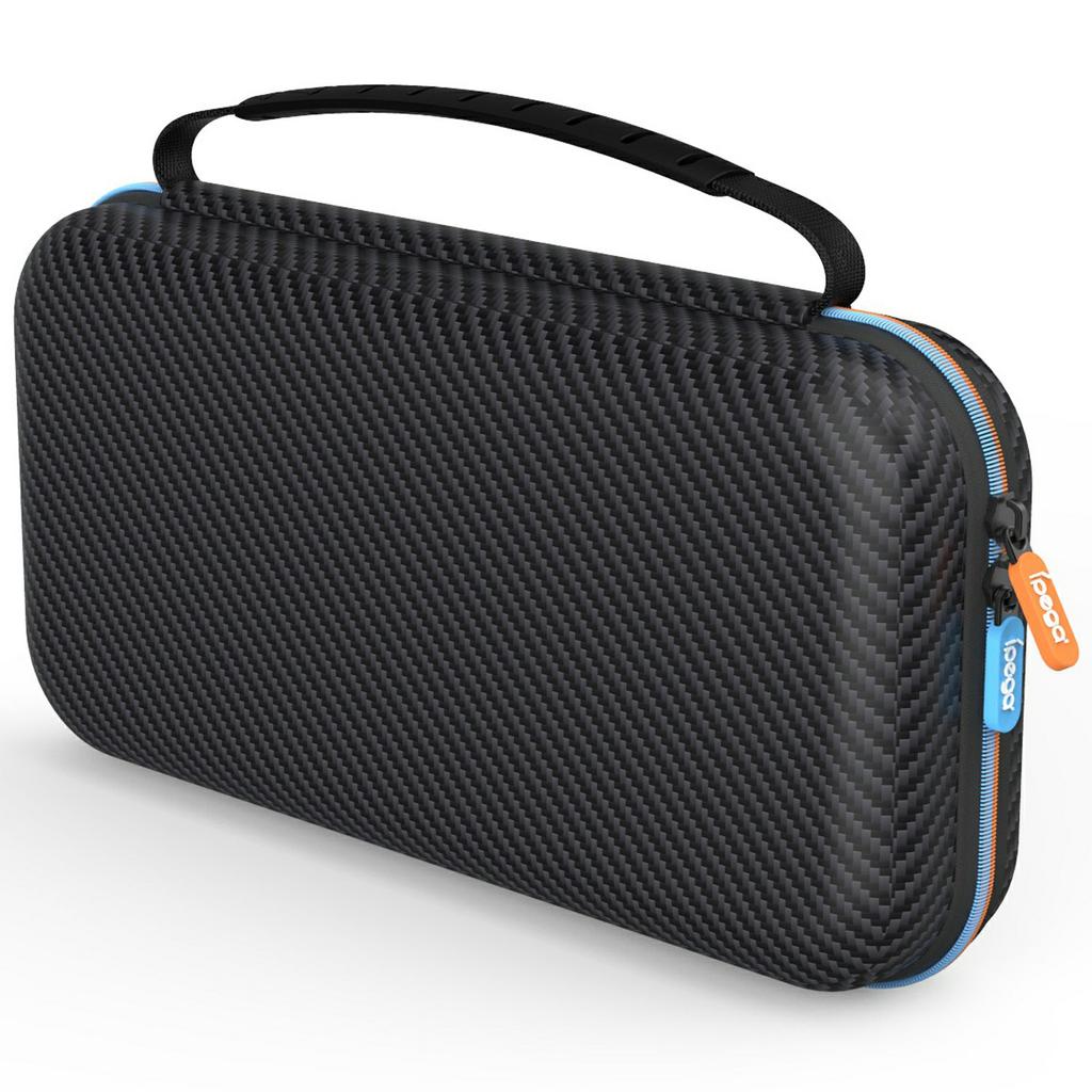 IPEGA PG-SW2005A For Nintendo Switch 2 Carrying Case Carbon Fiber Texture Hard Shell Storage Bag