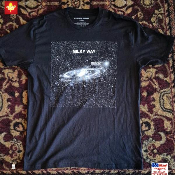 Official My Chemical Romance 2022 Rare Mystery Tour Shirt - Mikey Milky Way Unisex T-Shirt XL