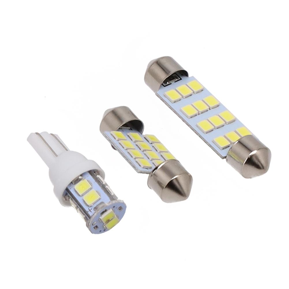 LED Interior Light Parts T10 White 20 Pcs 31mm 42mm