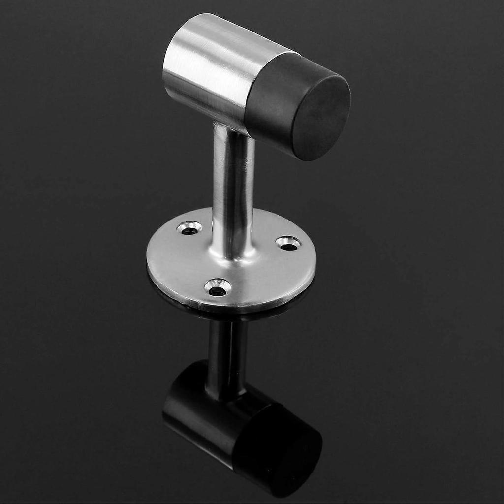 SCSYV 3 Inch / 75mm Heavy Duty Floor Stop, Door Stopper Stainless Steel Brushed Nickel - Pack of 1