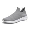 Sneakers Slip-On Uomo Scarpe da Corsa Leggere Traspiranti in Maglia a Calzino Bianche Scarpe Sportive da Jogging e Camminata Scarpe Casual da Uomo