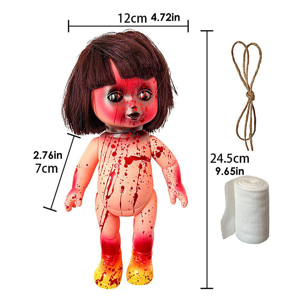 Halloween Hanging Ghost Doll Pendant Horror Ghost Zombie Baby Haunted House Props kids Gifts Party Supplies Decoration