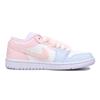 Jordan Air Jordan 1 Low top Vintage Basketball Shoes Women's Pink Blue DC0774-501(Team6-)
