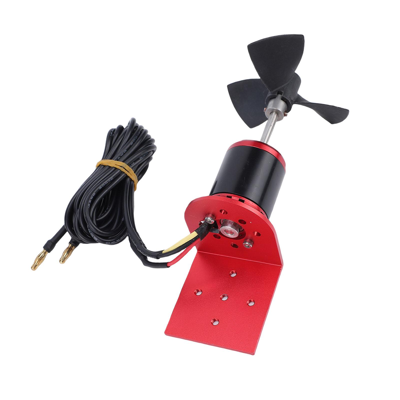 

Boat Underwater Thruster 6kg Thrust 3 Blades Propeller Sealed Boat Submarine Brushless Thruster for RC Ship