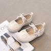 Baotou girls sandals summer 2025 new children's Mary Jane ballet shoes girls foreign style silver princess shoes