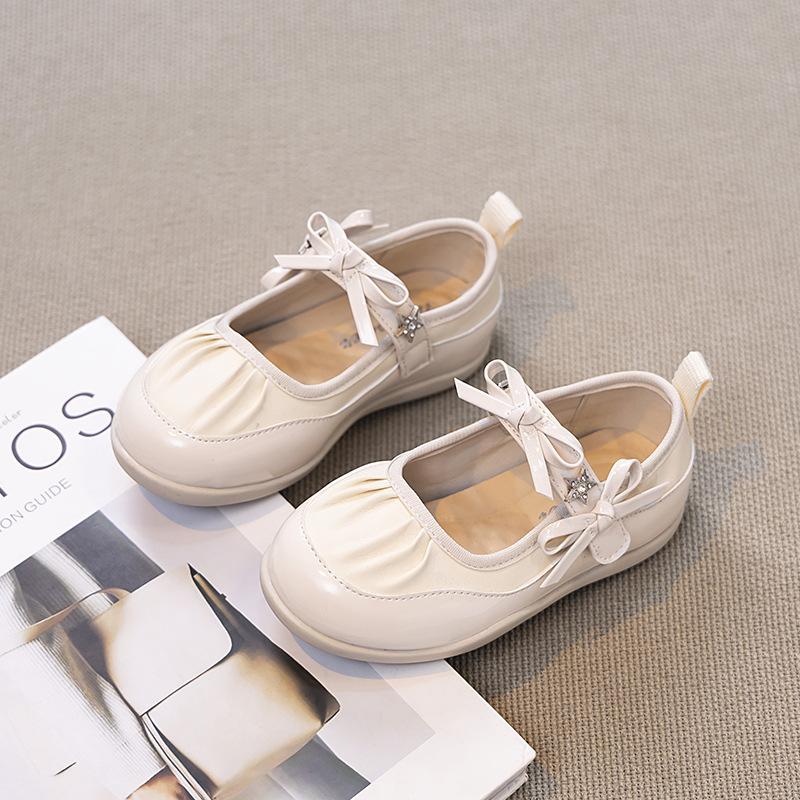 Baotou girls sandals summer 2025 new children's Mary Jane ballet shoes girls foreign style silver princess shoes