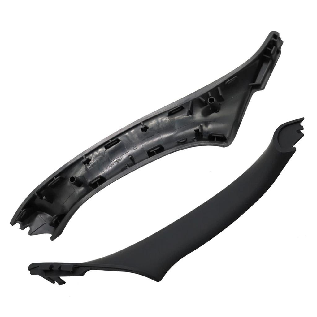 7x Czarny Wewnętrzny Uchwyt Panelu Drzwiowego Listwa Pokrywa Dla BMW Serii 5 F10 F11 10-16