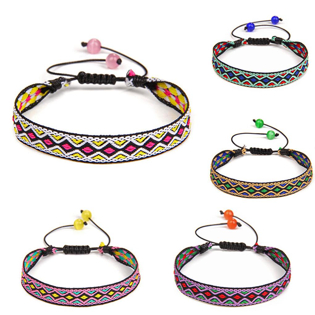 Wide Application And Wear-Resistant Bohemia Bracelet Cotton Made Non-Toxic Bracelet For Women