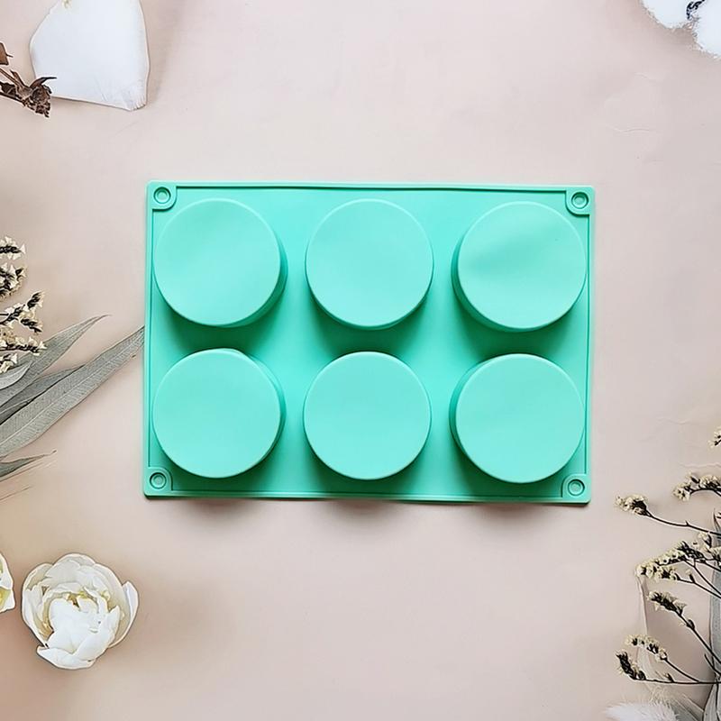 6 Roosters Anti-aanbak Rond DIYs Jelly Pudding Snoep Vormen Multifunctionele Voedselkwaliteit Siliconen Taart Vormen Keuken Bakplaat Gereedschap