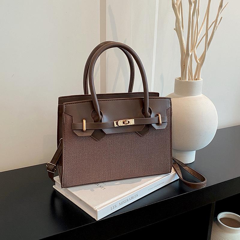 Women Fashion Simple Large Capacity Versatile Shoulder Crossbody Small Square Handbag