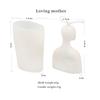 Simple Style Art Family Candle Mould Home Decoration Father Mother Children Wax Plaster Statue Making Tool Silicone Mold