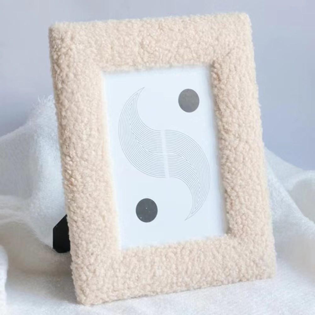 10*15cm Photo Frame 6 Inch Artificial Board + Plush