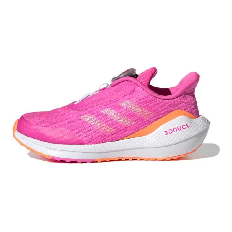 Adidas EQ21 Run Boa K Round Toe Flat Heel Breathable Low Top Running Shoes Kids Running Shoes Pink FX2261