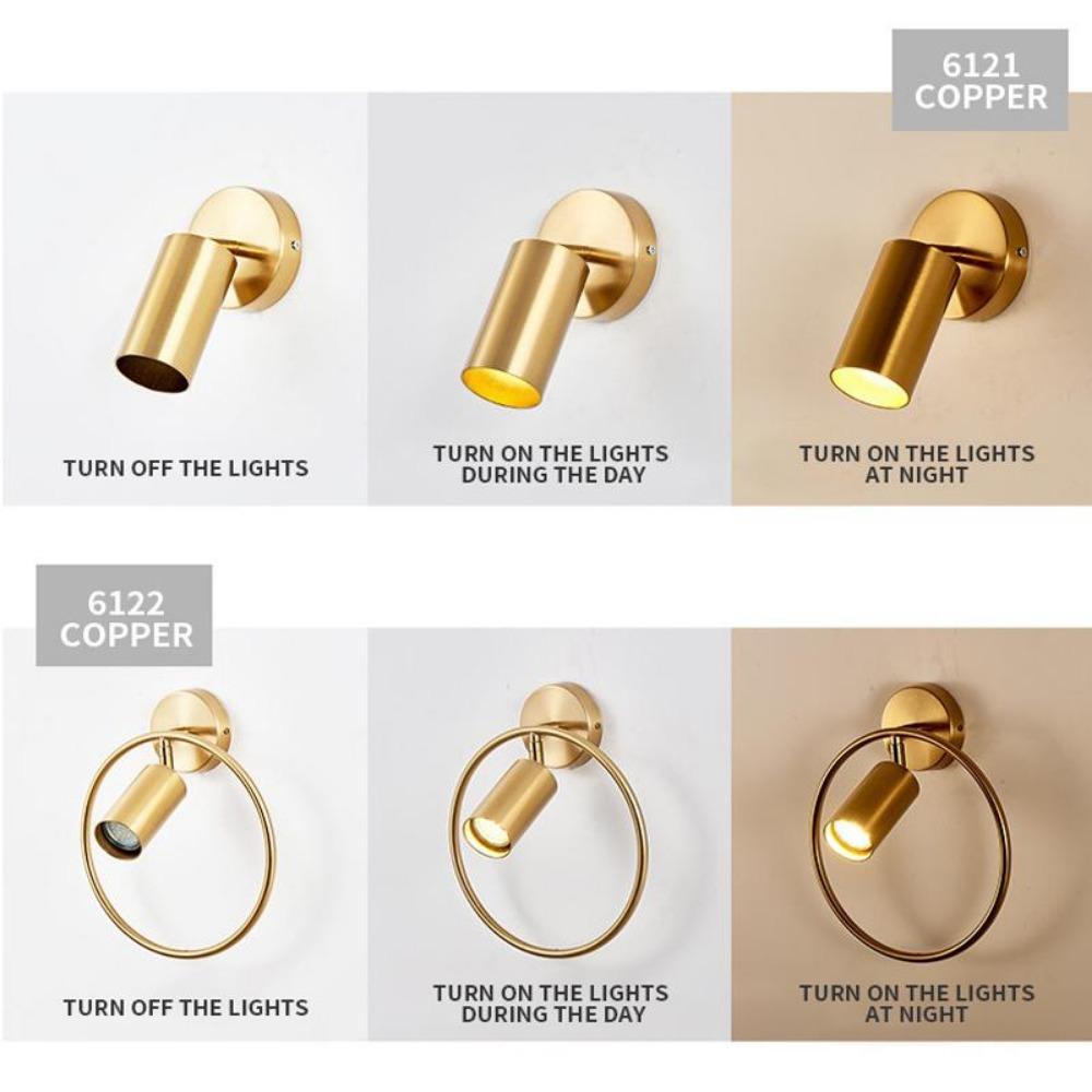 Vnitřní osvětlení E27 COB nástěnné svítidlo Celokovový jediný světelný zdroj Válec Galvanické pokovování Šatní skříň Prodejna Výloha Spotlight