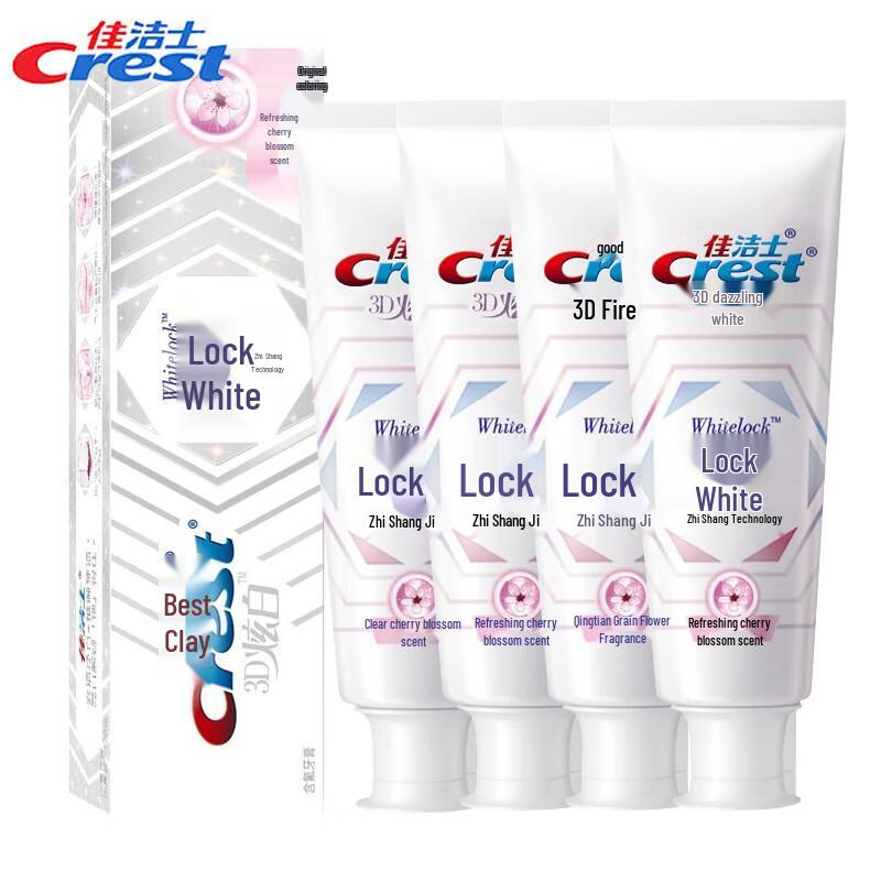 

Crest Whitening & Fresh Breath Toothpaste, Cherry Blossom