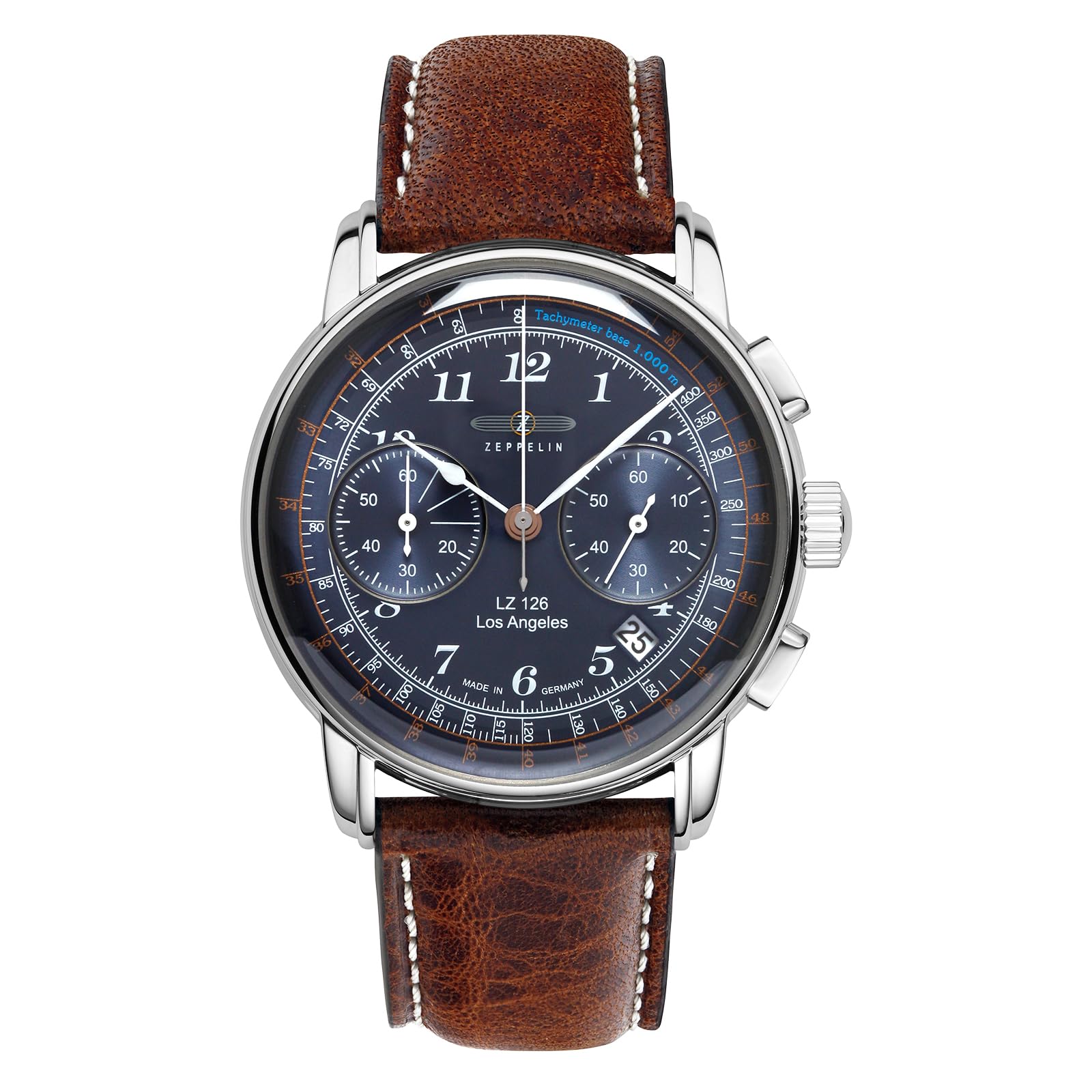 

Casual Watch LZ126 Los Angeles Brown [Zeppelin] 7614-3 Men s [Item] синій