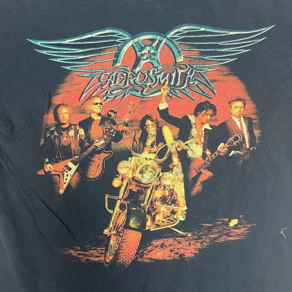 Vintage Aerosmith 2006 Rockin The Joint Tour Black All Size Shirt Unisex T-Shirt XXXL